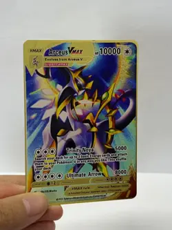 ArceusVMAX HP10000 Metal Pokemon Card-Collectible Gift Display Toys - Image 4