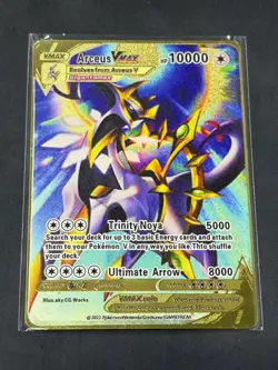 ArceusVMAX HP10000 Metal Pokemon Card-Collectible Gift Display Toys - Image 5