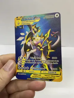 Arceus Vmax Gold Metal Pokemon Card-Collectible Gift Display！Christmas - Image 3