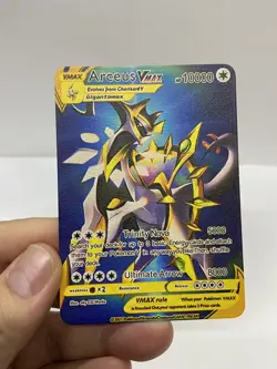 Arceus Vmax Gold Metal Pokemon Card-Collectible Gift Display！Christmas - Image 5