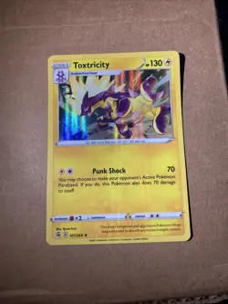 Pokemon Fusion Strike Toxtricity Holo Rare Card 107/264 - Image 1