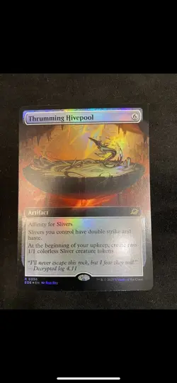 MTG #0356 Thrumming Hivepool (Foil) Edge of Eternities Slivers - Image 1