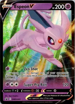 Pokemon TCG SWSH: Sword & Shield Promo Cards SWSH201 Espeon V NM (SKU 1-2) - Image 1