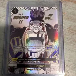 Bandai One Piece Blackbeard My Era...Begins!! OP09-096 Event Holo English Card - Image 1
