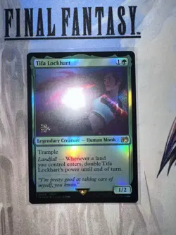 Tifa Lockhart Prerelease Foil English MTG Final Fantasy Near Mint/Mint - Image 2