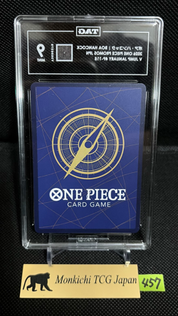 TAG MINT 9 Boa Hancock P-115 V Jump Promo Limited 2025 ONE PIECE Card Game JP③ - Image 2