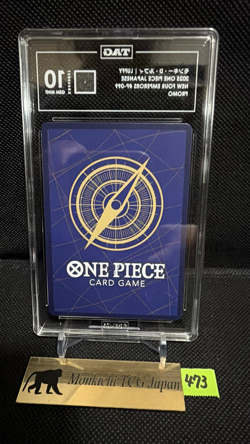 TAG GEM MINT 10 Monkey D. Luffy P-099 Exchange Meeting Promo ONE PIECE Card JP - Image 2