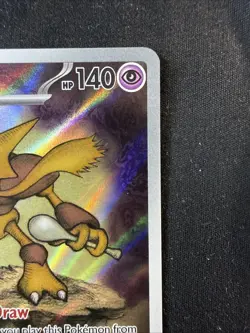 Alakazam 009 Holo Illustration Rare Mega Evolution Promo Pokemon Card - Image 3