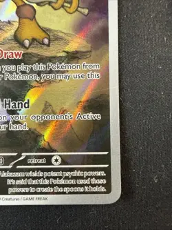 Alakazam 009 Holo Illustration Rare Mega Evolution Promo Pokemon Card - Image 4