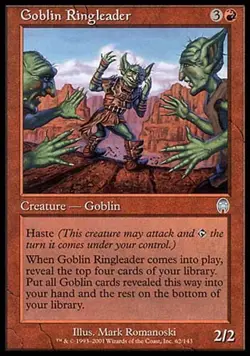 1x Goblin Ringleader Apocalypse MtG Magic Red Uncommon 1 x1 Card Cards - Image 1
