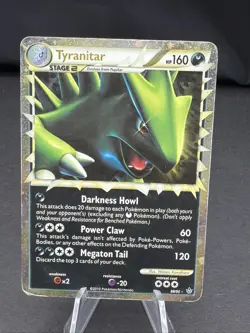 Pokemon TCG Tyranitar Prime Ultra Rare Card 88/95 HGSS Unleashed. Dmg - Image 1