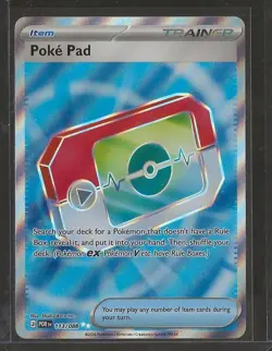 Poke Pad - 113/88 Full Art Secret Rare Pokemon Card - Perfect Order - NM - Image 1