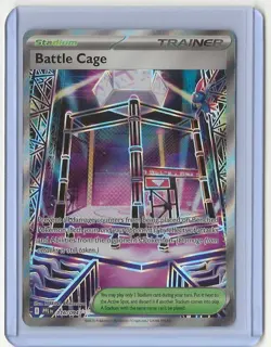 Pokemon TCG Battle Cage #116/094 Phantasmal Flames Full Art Trainer Item Card - Image 1