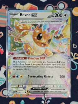 Eevee ex 075/131 Sv: Prismatic Evolutions Holo Pokemon Card - Image 1