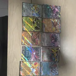 Nintendo Pokemon TCG Mixed Card Lot GX Holo Ho-Oh Lugia Rayquaza Solgaleo - Image 1
