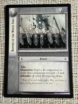 Decipher The Lord of the Rings TCG Banner of the White Tree Rare Card 3R39 - Image 1