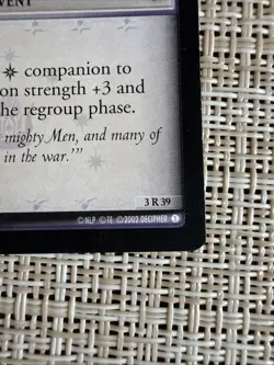 Decipher The Lord of the Rings TCG Banner of the White Tree Rare Card 3R39 - Image 3