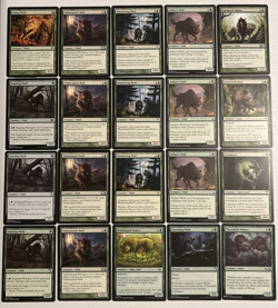 MTG Wolf Tribal (Mono Green Aggro) 40-Card Deck Pack| Just Add Lands - Image 3