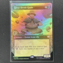 Great Divide Guide Showcase FOIL MTG Avatar The Last Airbender NM - Image 1