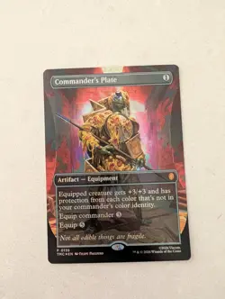 MTG Commander's Plate BORDERLESS FOIL 0135 TMC - Image 1