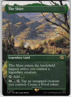 MTG TCG The Shire (Borderless) R The Lord of the Rings 345 - Image 1