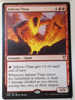 Inferno Titan - Commander: Anthology 2 - Magic the Gathering MTG Nice! - Image 1