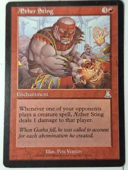 Aether Sting - Urza's Destiny - Magic the Gathering MTG Nice! - Image 1