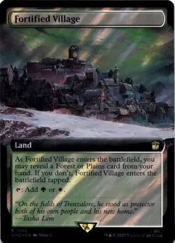 Fortified Village Extended Art Surge - Foil - Doctor Who - (1088) NM - Image 1