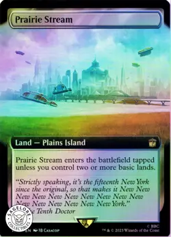 Prairie Stream Extended Art - Foil - Doctor Who - (508) NM - Image 1