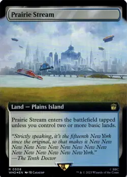 Prairie Stream Extended Art - Foil - Doctor Who - (508) NM - Image 2