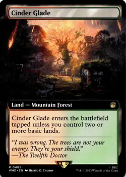 Cinder Glade Extended Art - Doctor Who - (485) NM - Image 1