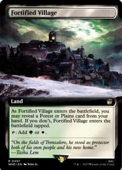 Fortified Village Extended Art - Doctor Who - (497) NM - Image 1