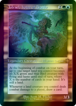 4x Jolrael Voice of Zhalfir Retro FOIL - March of the Machine AFETRMATH - NM - Image 1