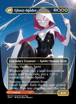Gwen Stacy/Ghost-Spider - MTG Anime Custom Playtest - Image 2