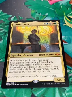 C590 MAGIC THE GATHERING GARTH ONE-EYE #197 MODERN HORIZONS 2 DMG MTG - Image 2