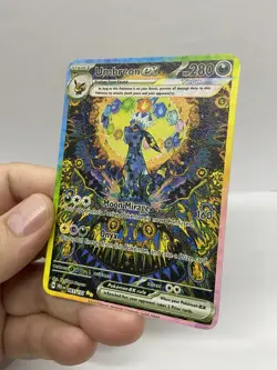 Umbreon EX Gold Metal Pokemon Card-Collectible Gift Display！Christmas LIKE~Y - Image 1