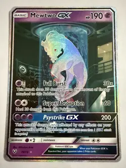 Pokemon Mewtwo GX 78/73 Shining Legends - Image 1