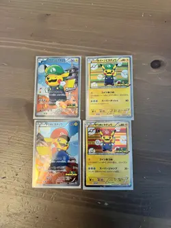mario luigi pikachu pokemon cards and boxes, sleeves and dividers - Image 1