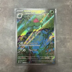 Ivysaur #167/165 Scarlet & Violet 151 Pokemon TCG Illustration Rare NM - Image 1