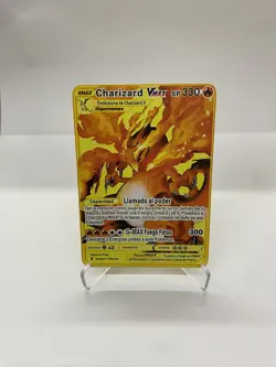 Charizard VMAX Gold Metal Pokemon Card-Collectible Gift Display！PRETTY - Image 2