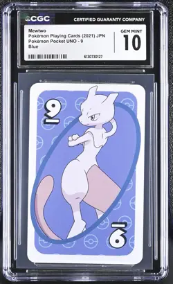 CGC 10 GEM MINT Mewtwo JPN Pokemon Pocket UNO Card - Image 1