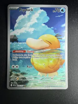 Pokemon Psyduck Illustration Rare 226/217: Ascended Heroes Pack Fresh NM ENGLISH - Image 1