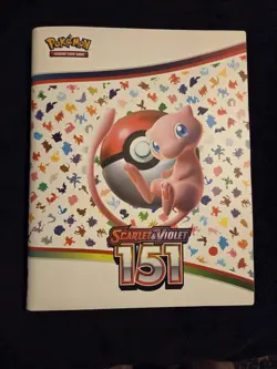 Pokemon TCG Scarlet Violet 151 Binder With Free Eevee Pouch. (Used) - Image 2