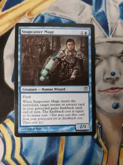 Snapcaster Mage MTG Innistrad Rare Blue Creature Moderately Played x1 - Image 2
