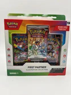 Pokemon TCG First Partner Illustration Collection Series 1 New Sealed - Image 1