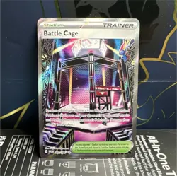 Pokemon Battle Cage 116/094 Me02: Phantasmal Flames Ultra Rare Full Art Holo - Image 1