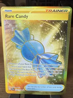 Pokemon Rare Candy 256/198 SV01 Gold Secret Rare Full Art Holo English - NM - Image 1