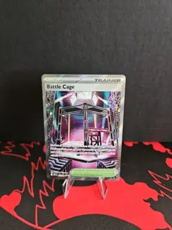 Battle Cage 116/94 Ultra Rare Full Art Pokemon- Phantasmal Flames English - Image 1