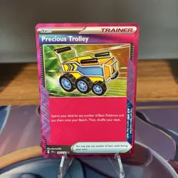 Pokemon - Precious Trolley ACE SPEC Trainer 185/191 - Holo - Sv08 Surging Sparks - Image 1