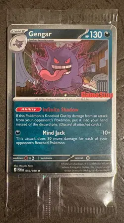 Pokemon TCG Gengar Gamestop Exclusive Stamped Promo Perfect Order Sealed - Image 1